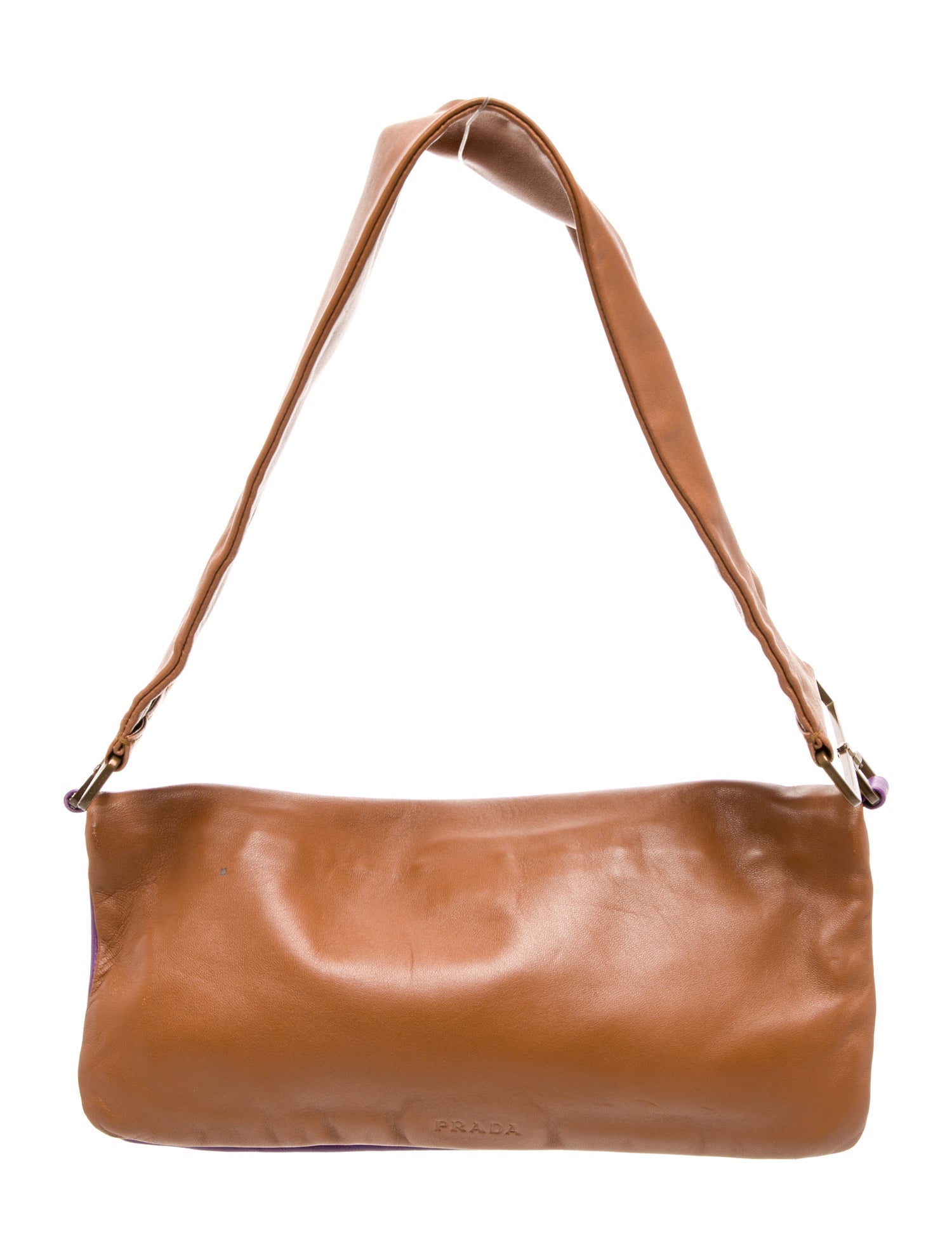 Prada Nappa Leather Shoulder Bag Vintage